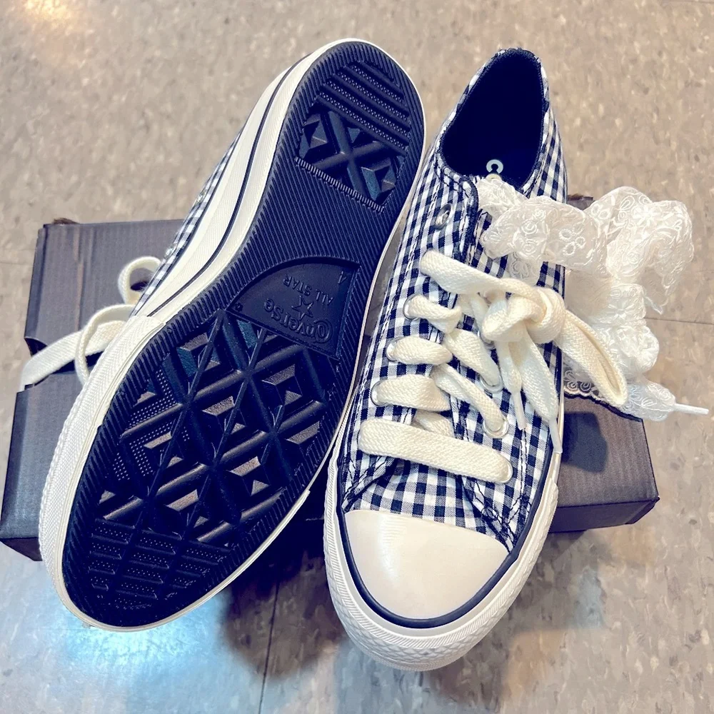 Converse Chuck Taylor All Star Lift Platform Gingham - Picture 6 of 6